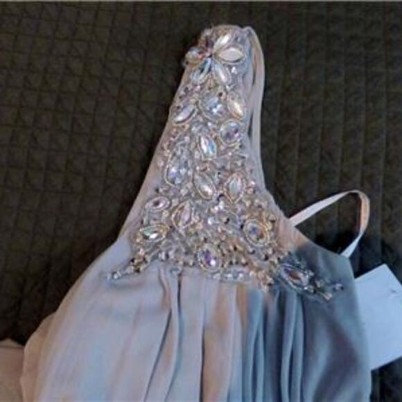 B Darlin One-Shoulder Full Lenght Gown, 9/10 - Picture 8 of 8